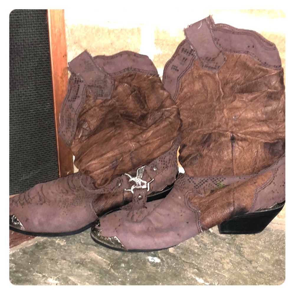 Baccante soft cowboy boots - Picture 1 of 3